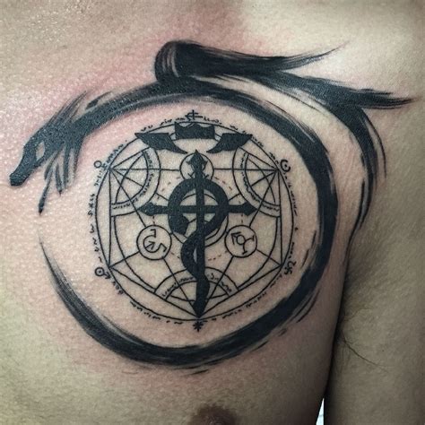 ouroboros tattoo meaning|ouroboros tattoo fullmetal alchemist.